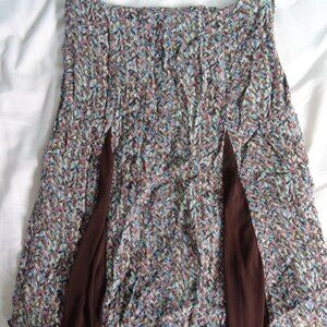 womens 13 1/2 waist skirt patterned